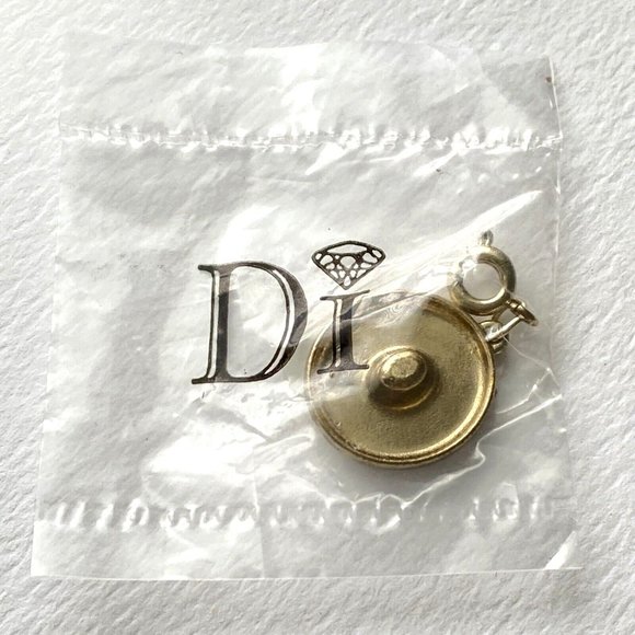 Diamonds International Charm Sombrero Hat Fits on DI Bracelet Cruise Gold New - Picture 2 of 3